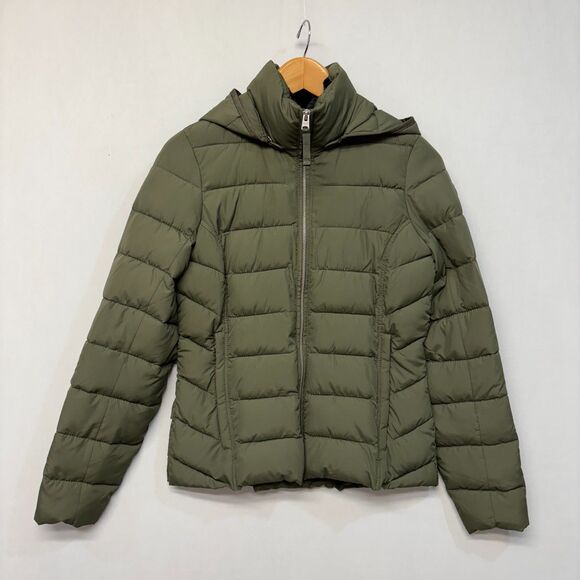 NWT Abercrombie & Fitch Women Packable Puffer Jacket Coat Size Small C041 -19 - Picture 1 of 16